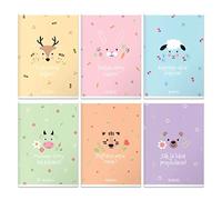 herlitz® Quaderno formato A5, a quadretti, 32 fogli, con copertina morbida color pastello, blocco da disegno, per scrivere, calligrafia, scuola, lavoro, studenti, universale