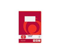 Herlitz, quaderno formato A6, 60 fogli, certificato FSC Mix, 10 pezzi A quadrett