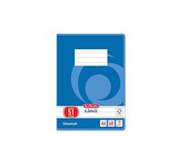 Herlitz, quaderno formato A6, 60 fogli, certificato FSC Mix, 10 pezzi A righe blau