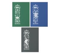 Herlitz® Quaderno scolastico, formato A5, 32 fogli a quadretti, 70 g, polipropilene eco, quaderno per appunti per studio, taccuino per studenti, per la calligrafia, colore a scelta, colori oceanici, 3