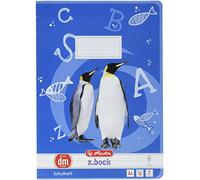Herlitz Quaderno scolastico X.book, DIN A4, rigatura dm/a righe