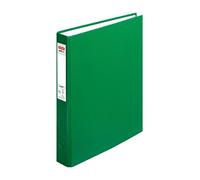 Herlitz Raccoglitore ad anelli Max file Protect A5, 1 pezzo, 2 anelli, meccanismo combinato, verde, altezza di riempimento 25 mm