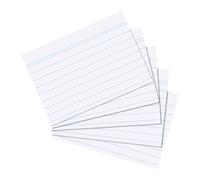 Herlitz 1150507 Index Cards, Pack of 100 A5 Bianco