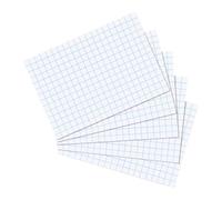 Herlitz Schede per appunti, 100 pezzi, Formato A6, a quadri | Per scuola, studio e ufficio