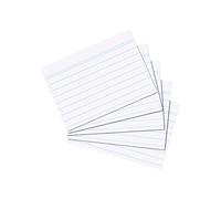 Herlitz 1150507 Index Cards, Pack of 100 A7 Bianco