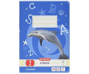 herlitz Schulheft x.book, DIN A5, Lineatur 2 / liniert