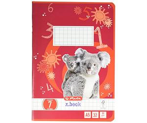 herlitz Schulheft x.book, DIN A5, Lineatur 7 / kariert
