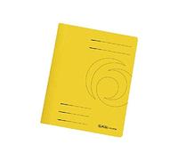 Herlitz - Set di 3 cartelline Easy Orga cartone 240 g riciclata Giallo