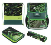 Herlitz Set di 4 cartelle scolastiche Loop 17 l, ergonomiche, peso ridotto, Game, 37 x 31 x 22 cm, Casual