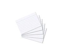 Herlitz Set di 4 spine divisorie a righe A7, colore: bianco