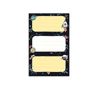 herlitz Space 50034321 - Etichette autoadesive per libri, 3 fogli da 3
