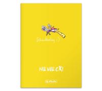 Herlitz® Taccuino per la scuola formato A5, 60 fogli a quadretti 70 g | Taccuino per appunti per studio | Quaderno di scrittura per studenti | per la calligrafia | ECO PP