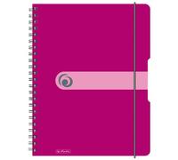 Herlitz - Taccuino To Go con spirale, formato A4, 80 fogli, colore: Lilla
