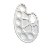 Herlitz - Tavolozza con foro per impugnatura, in plastica