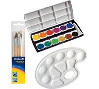 Herlitz - Tavolozza con foro per impugnatura, in plastica