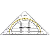 Herlitz Triangolo geometrico grande con manico, trasparente, 1 pezzo, piccolo