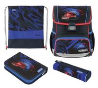 Herlitz Borsa per la scuola ad alta velocità, ad alta velocità, dimensioni standard, Alta velocità, Taglia unica, moderno