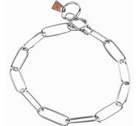 Herm Sprenger Stainless Steel Fur Protector, Long Link Dog Collar Anti Pull Slide Chain for Small Medium Large Dogs Professional Training Collar Correction Chain Made in Germany (24 Inch)
