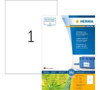 HERMA 10738 etichetta per stampante Bianco Etichetta per stampante autoadesiva (80 HERMA Etiketten wei? 297,0 x 210,0) NEW
