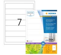 HERMA 10739 Recycled Folder Spine Labels Short/Narrow 80 Sheets 192 x 38 mm 7 pe