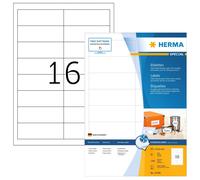 HERMA 10780 Address Labels for Inkjet Printer DIN A4 (97 x 33.8 mm, 80 Sheets, M