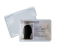 Herma 1325 Transparent ID Holder, 10 Card Sleeves, ID Holder for Protection for