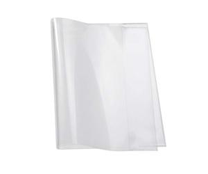 HERMA 14040 - Buste per libri da lavoro 30 x 43,1 cm, adatte per quaderni DIN A4, copertina rigida con protezione dei bordi saldata, set da 500 pezzi, colore: Trasparente