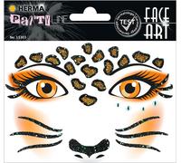 HERMA 15303 Face Art Sticker, Halloween, Witch, 12 x 12.7 x 0.2 cm Witch 12 x 12
