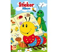 HERMA 15424 - Album adesivo vuoto da collezionare, formato A5 Frieda & Friends, libro adesivo rivestito in carta siliconica per rimuovere e riutilizzare gli adesivi, album bianco per ragazze ragazzi e