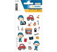 HERMA 15691 - Adesivi per bambini, 19 adesivi, pellicola lucida, motivo etichette permanenti per bambine e ragazzi, colorati
