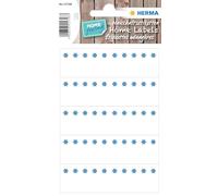 HERMA 15748 Etichette per congelatore, 35 pezzi, 76 x 23 mm, 5 per foglio, autoadesive, opache, in carta bianca, per scrivere, etichette adesive per congelatore, colore bianco