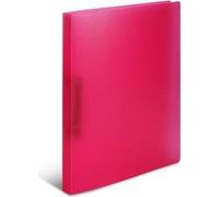 HERMA Ring Binder Translucent in Pink, A4, 25 mm Spine, Slim 2-Ring Binder Made