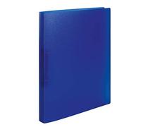 HERMA 19166 - Raccoglitore ad anelli, formato DIN A4, colore blu scuro, set da 60 pezzi, sottile, 2 anelli, in plastica resistente, larghezza 25 mm, per la scuola e l'ufficio, colore: blu scuro