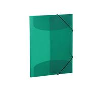HERMA 19500 - Cartellina con con elastici di gomma, plastica, 1 pezzi, trasparente DIN A3 verde scuro
