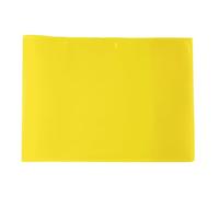 HERMA 19619 - Copertina per quaderni, formato DIN A5, orizzontale, trasparente, in pellicola di polipropilene resistente, lavabile ed extra spessa, 10 copertine per quaderni, colore: Giallo