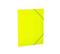 HERMA 19696 Portfolio Folders A3 Translucent Neon Yellow, Pack of 3, Children's