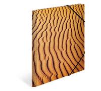 HERMA 19788 - Cartellina portadocumenti A3, in cartone con chiusura tattile, stampa interna ed elastico, robusta cartellina in cartone per ragazzi e ragazze