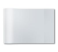 Herma 19899, copertina trasparente per quaderni, formato A5 orizzontale, in plastica resistente e lavabile, per scuola