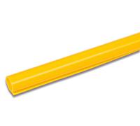 HERMA 2 m x 40 cm Non Adhesive Mat Book Cover Plastic Film Roll, Clear Yellow Ye