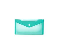 HERMA 20041 - Cartellina portadocumenti, formato DIN lungo, trasparente, con chiusura a pressione, in plastica, per scuola, università, ufficio, viaggio