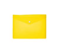 HERMA 20052 - Cartellina portadocumenti, formato A5, con chiusura a pressione, in plastica, per scuola, università, ufficio, viaggio