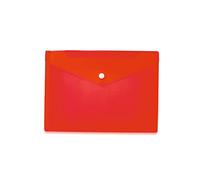 HERMA 20054 - Cartellina portadocumenti, formato A5, con chiusura a pressione, in plastica, per scuola, università, ufficio, viaggio