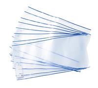 HERMA 20235 - Buste per libri Hermäx Classic, 27 x 54 cm, 10 pezzi, con etichetta e protezione per i bordi in pellicola di polipropilene lavabile, per libri di scuola, trasparenti