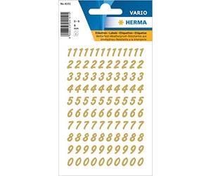 HERMA 4151 Oro 2pezzo(i) etichetta autoadesiva
