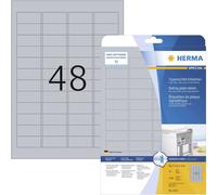 Herma 4221 Etichette 45.7 x 21.2 mm Pellicola in poliestere Argento 1200 pz.