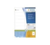 HERMA Etichette per Indirizzi, 99,1 x 33,8 mm, Etichette Adesive A4 per Stampante, 16 Etichette per Foglio, Bianco