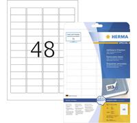 Herma 4346 etichette 45 7 x 21 2 mm carta bianco 1200 pz staccabile etichetta