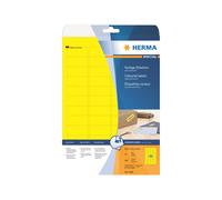 HERMA Etichette Gialle, 45,7 x 21,2 mm, 960 Etichette A4 Adesive, Stampante, Logistica, Magazzino