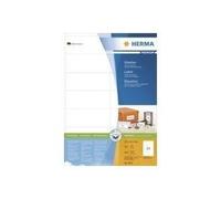 HERMA Etichette Universali, 105 x 42,3 mm, Etichette Adesive A4 per Stampante, 14 Etichette per Foglio, Bianco