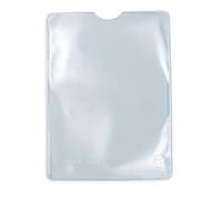 HERMA 5015 - Set di 25 custodie trasparenti per carta d'identità e carte di credito, in plastica, trasparenti